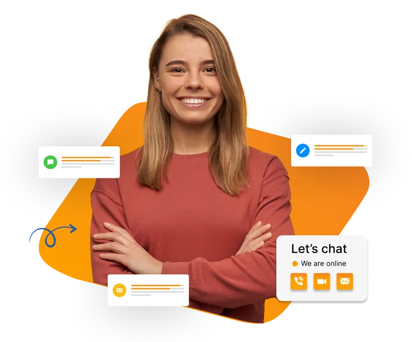 A chatbot designed for live chat support, facilitating efficient customer service and quick responses to inquiries